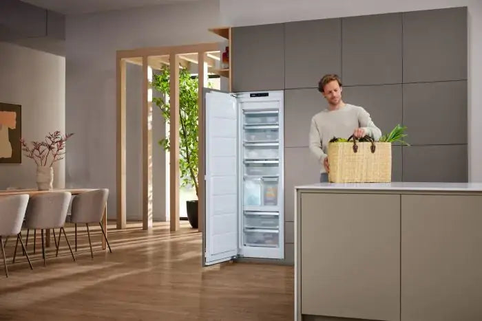 Miele FNS7794D Fully Integrated Frost Free Upright Freezer With Fixed Hinge