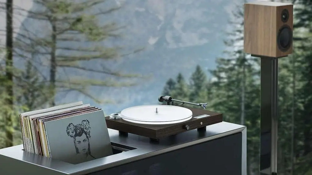 Project Jukebox S2 All-in-One Plug & Play Turntable System with Bluetooth, Eucalyptus - 43781317525727 