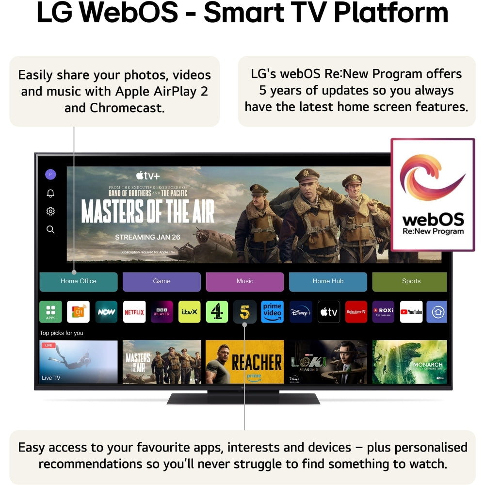 LG 55UT91006LAAEK 55" 4K LED Smart TV - - 43304921891039 