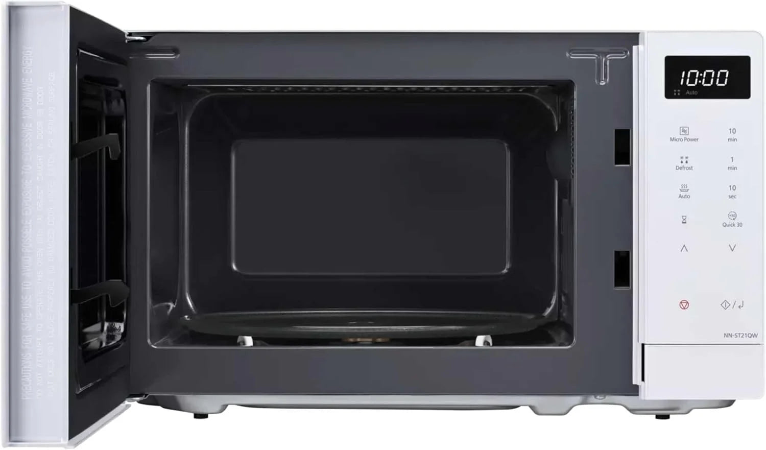 Panasonic NNST21QWBPQ 800W 20 Litre Compact Microwave Oven, White
