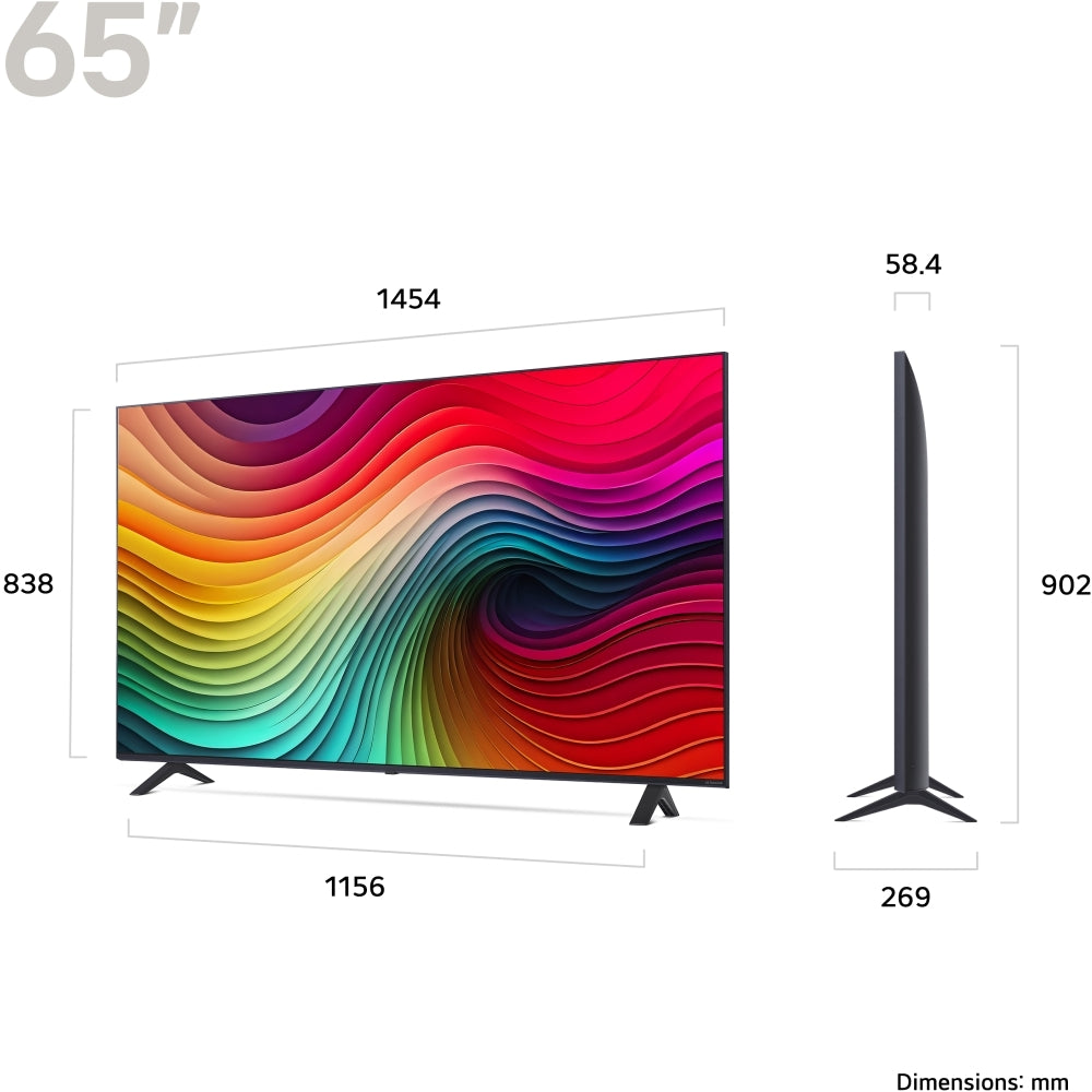 LG 65NANO81T6AAEK 65" 4K NanoCell Smart TV - - 43626085777631 