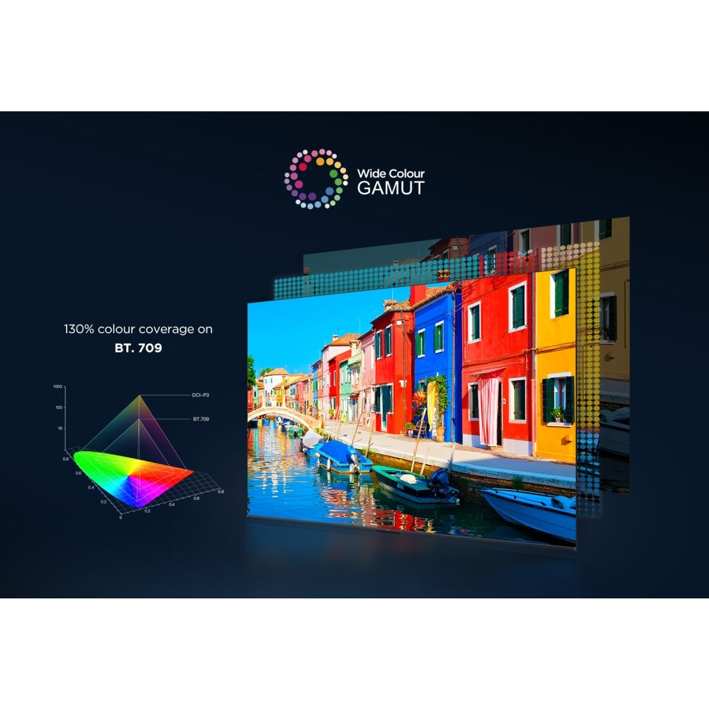 TCL 65P755K 65" LED 4K Ultra HD Smart TV, Grey, E Rated - 42848446283999 