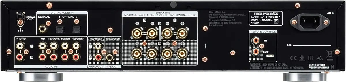 Marantz PM6007 Integrated Stereo Amplifier, Black