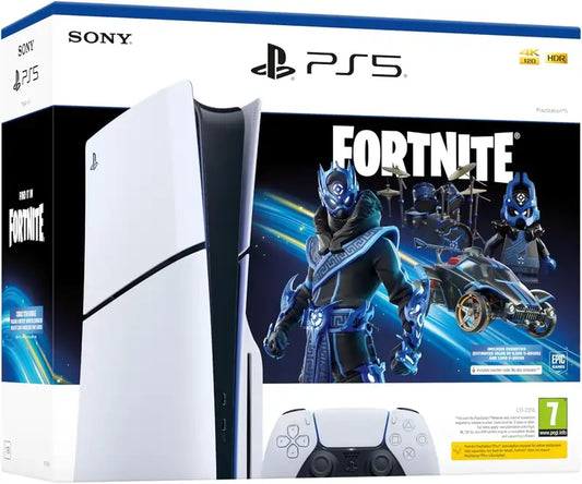 Sony PlayStation 5 PS5 Disc Console With 1 Dual Sense Controller, Fortnite Cobalt Star Edition