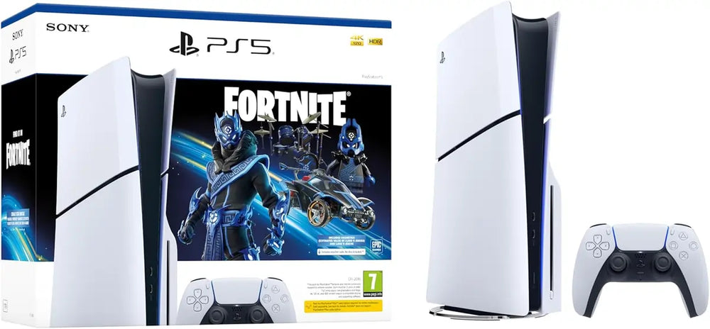 Sony PlayStation 5 PS5 Disc Console With 1 Dual Sense Controller, Fortnite Cobalt Star Edition - 72665034457461 