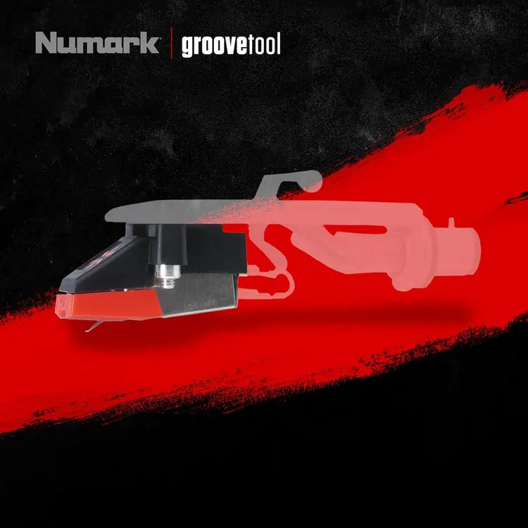 Numark GT GrooveTool Adjustable Cartridge & Replaceable Diamond Tipped Stylus, For Connection to Traditional Headshell Mounts