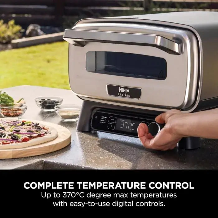 Ninja MO201UK Electric Artisan 4-in-1 Outdoor Pizza Oven & Air Fryer - 73855643713909 