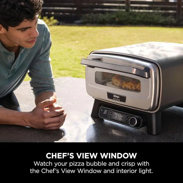 Ninja MO201UK Electric Artisan 4-in-1 Outdoor Pizza Oven & Air Fryer