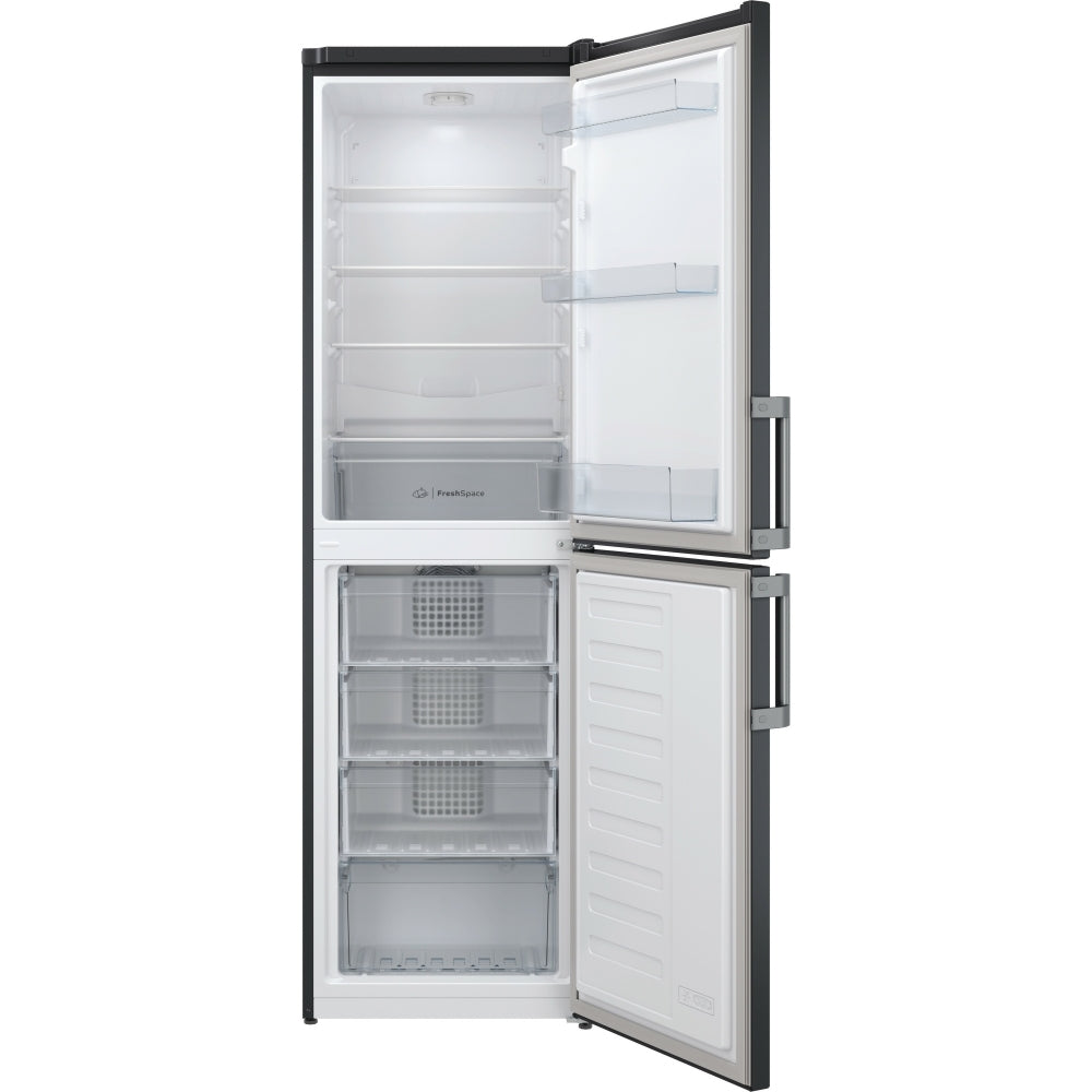 Indesit IB55732BUK Low Frost 287 Liters Fridge Freezer, 50/50, Black, E Rated