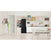 Thumbnail Indesit IB55732BUK Low Frost 287 Liters Fridge Freezer, 50/50, Black, E Rated- 42196073021663