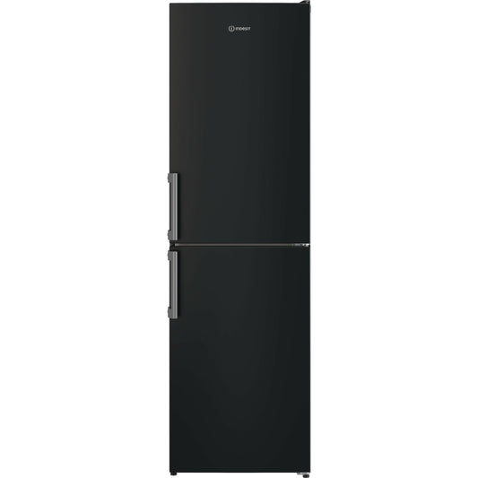 Indesit IB55732BUK Low Frost 287 Liters Fridge Freezer, 50/50, Black, E Rated