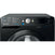 Thumbnail Indesit BWE91496XKV Washing Machine, 9kg, 1400 Spin, Black, A Rated- 43641195954399
