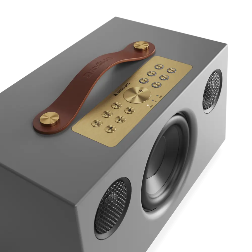 Audio Pro Addon 15275 C5 MkII Wireless Bluetooth Multiroom Speaker, Grey - 43575393878239 