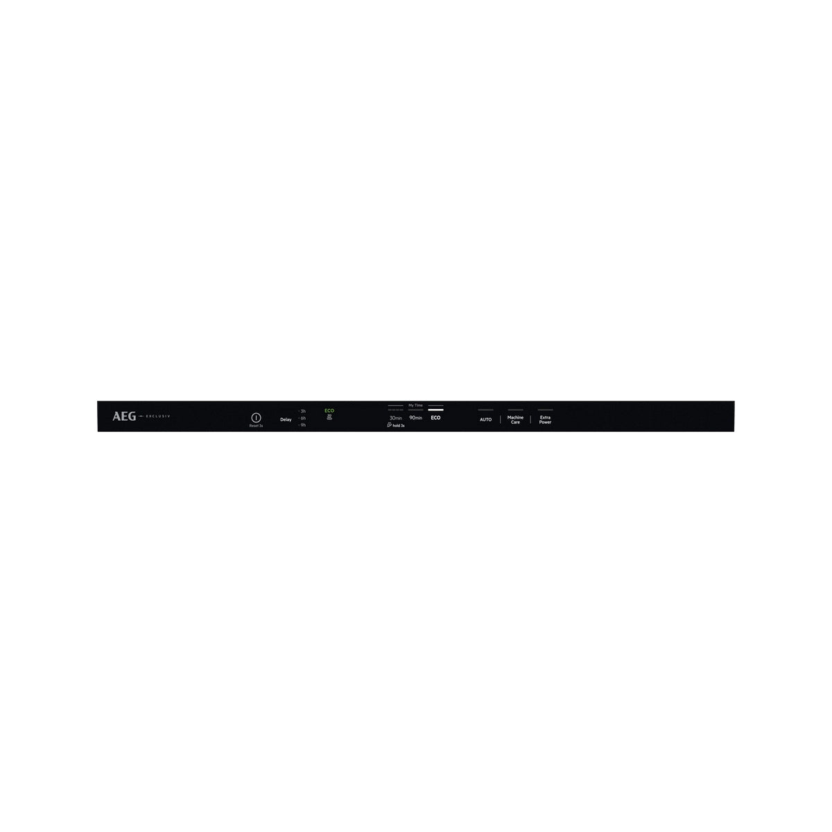 AEG GI5200C2SU Exclusiv Line Integrated Dishwasher, 14 Place Settings, 59.6cm Wide - Stainless Steel Interior
