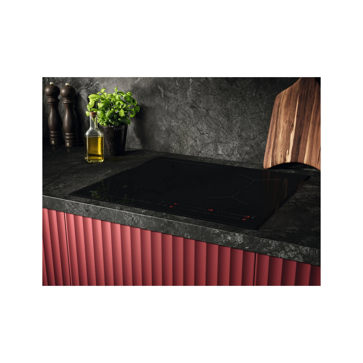 AEG SO64IB00FB Exclusiv Line Induction Hob, 4 Zones, 59cm Wide - Black
