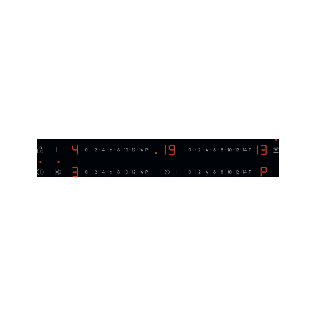 AEG SO64IB00FB Exclusiv Line Induction Hob, 4 Zones, 59cm Wide - Black
