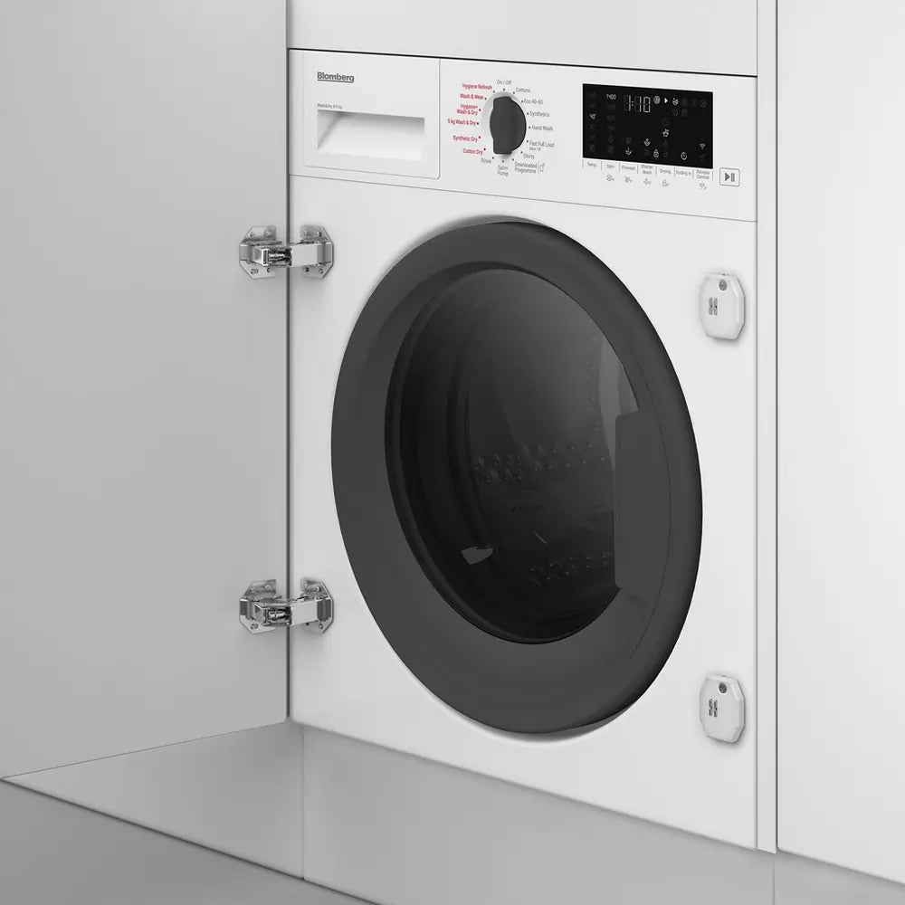 Blomberg LRI1854110 8kg/5kg 1400 Spin Built In Washer Dryer - White - - 43533907362015 