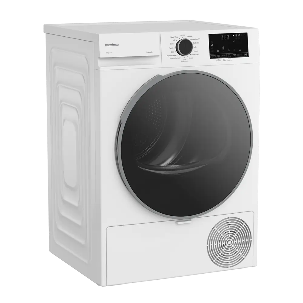 Blomberg LTAH39420W 9kg Heat Pump Tumble Dryer, White - 71786427548021 