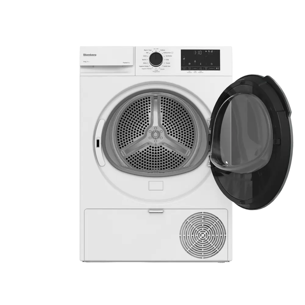 Blomberg LTAH39420W 9kg Heat Pump Tumble Dryer, White - 71786427416949 