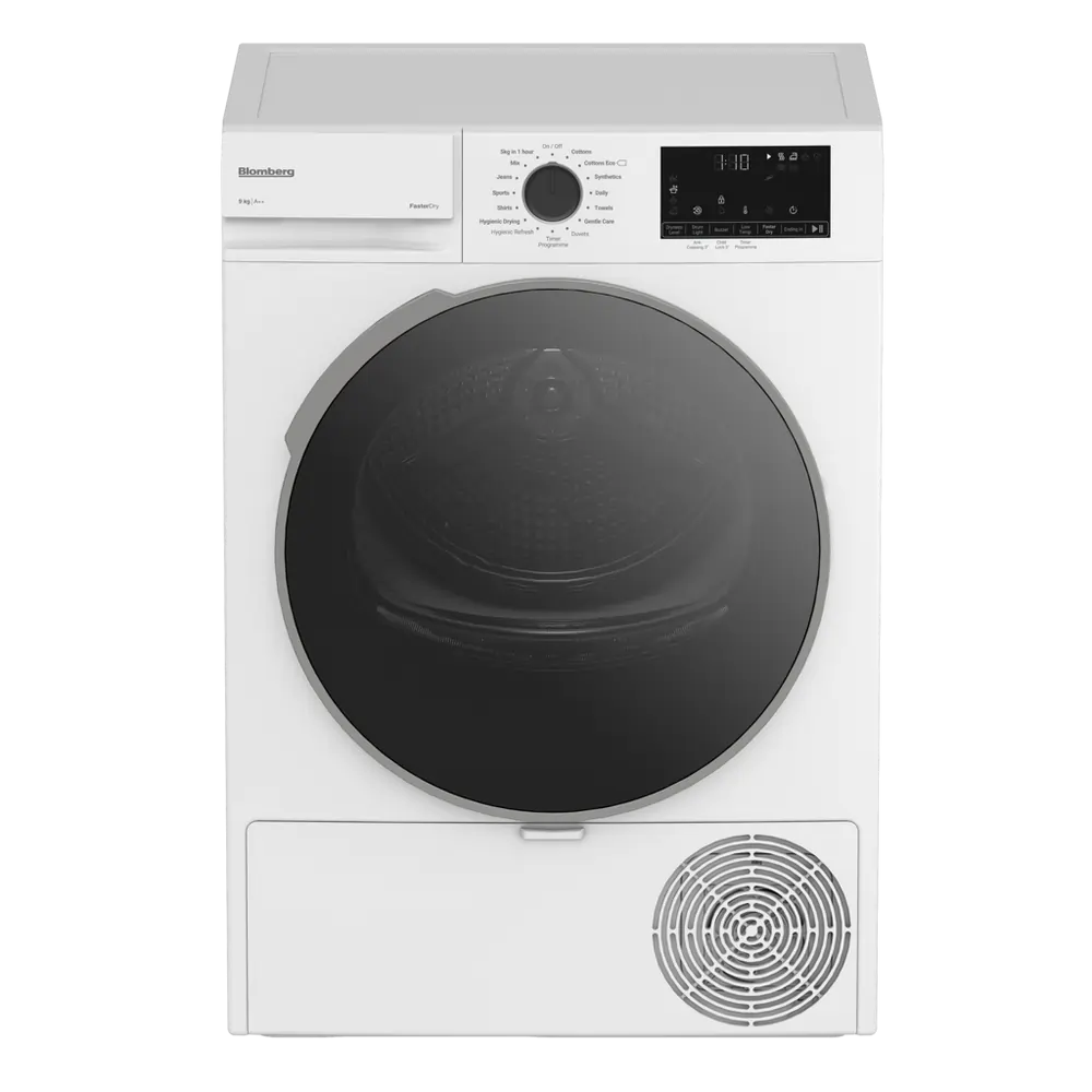 Blomberg LTAH39420W 9kg Heat Pump Tumble Dryer, White - 71786427515253 
