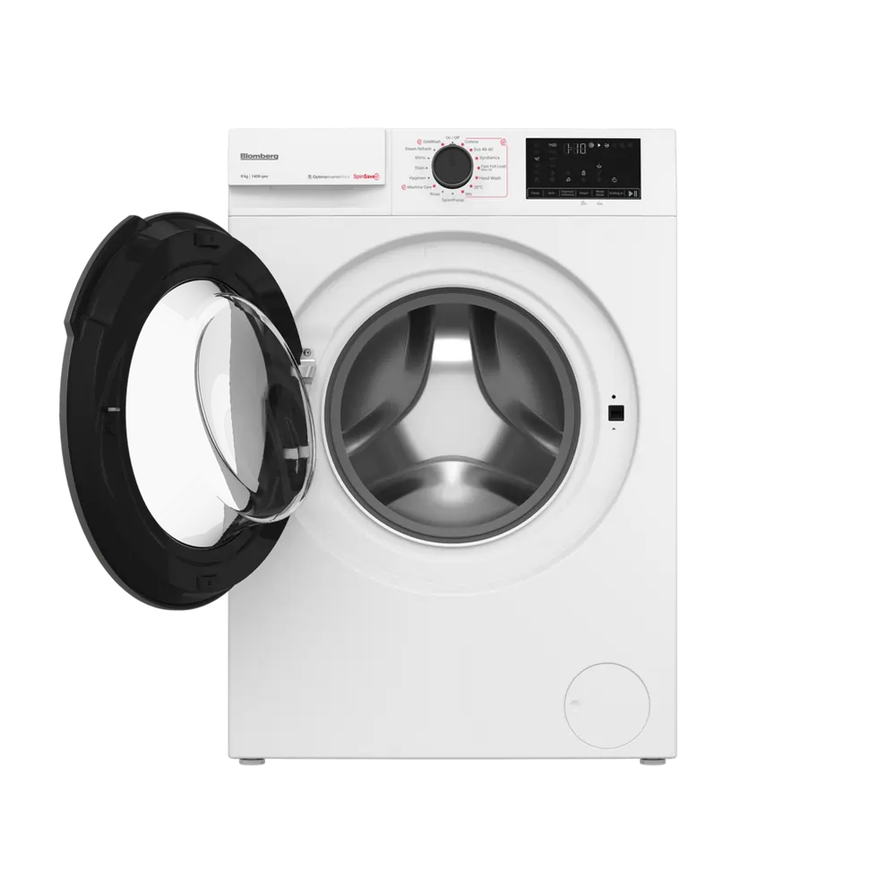 Blomberg LWA29461W 9kg 1400 Spin RecycledTub Washing Machine, White - 42993820598495 