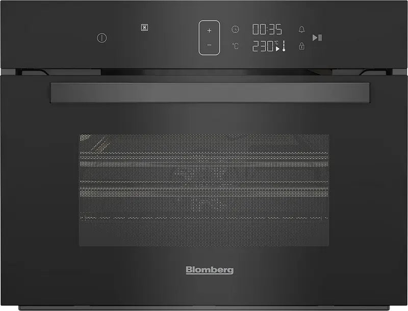 Blomberg ROKW8370B 59.4cm 48 Litre Built-In Compact Microwave Oven, Black - 72367306408309 