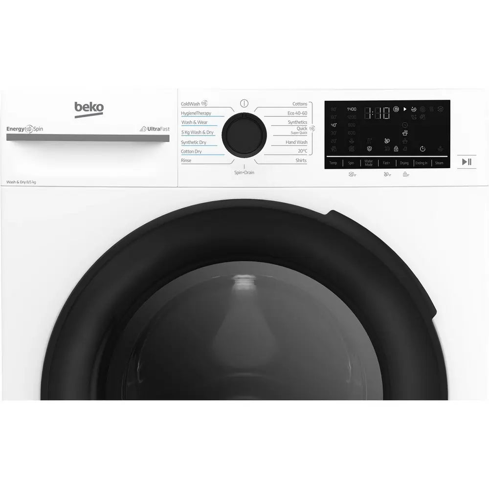 Beko BMND8545UW 8kg/5kg 1400 Spin Washer Dryer, White