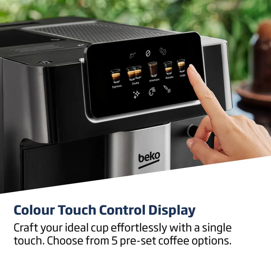 Beko  CaffeExperto CEG7302B Bean To Cup Fully Automatic Coffee Machine, Black - 43749570150623 