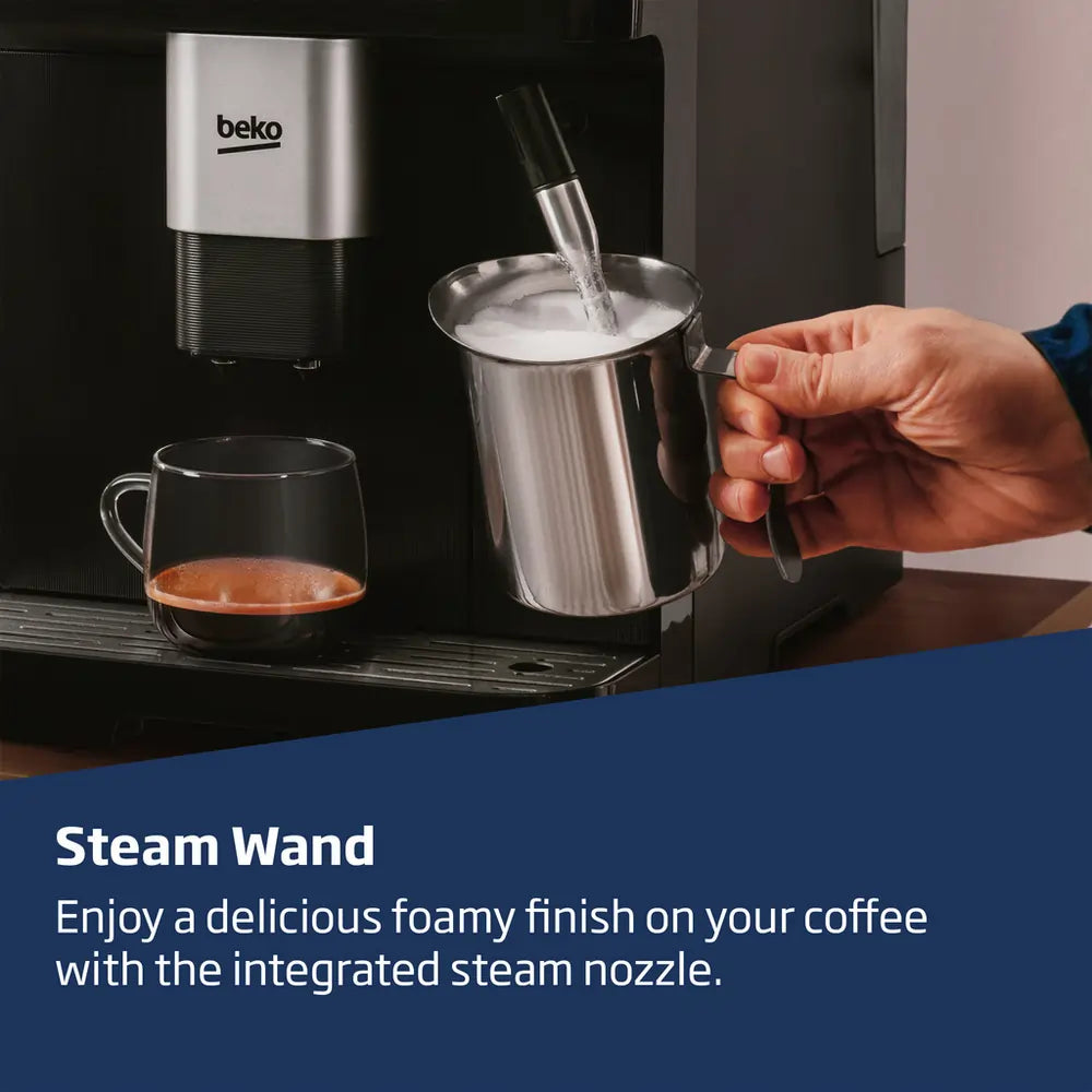 Beko  CaffeExperto CEG7302B Bean To Cup Fully Automatic Coffee Machine, Black - 43749570117855 
