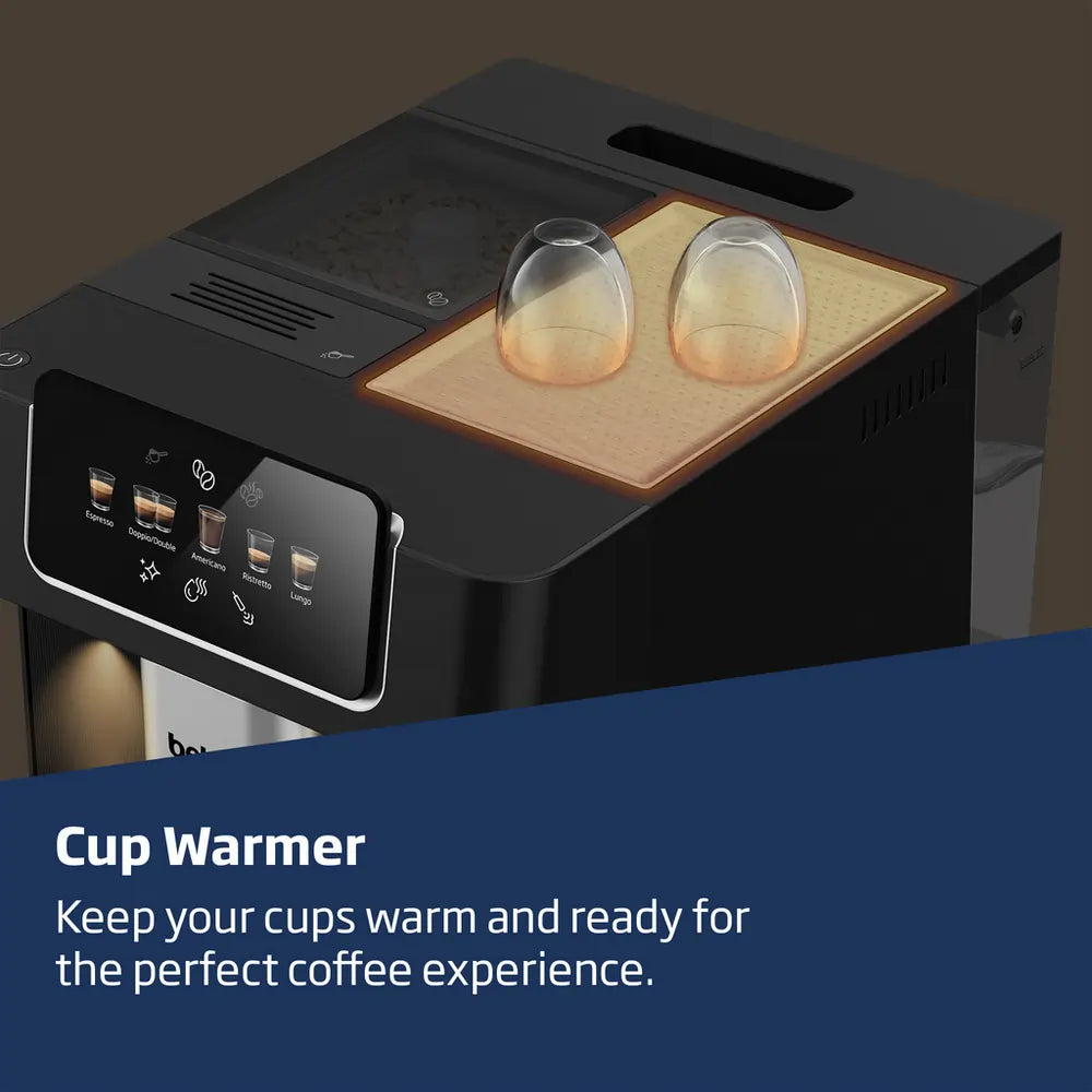 Beko CaffeExperto CEG7304X Bean to Cup Fully Automatic Coffee Machine with Integrated Milk Jug, Silver - 43749737791711 
