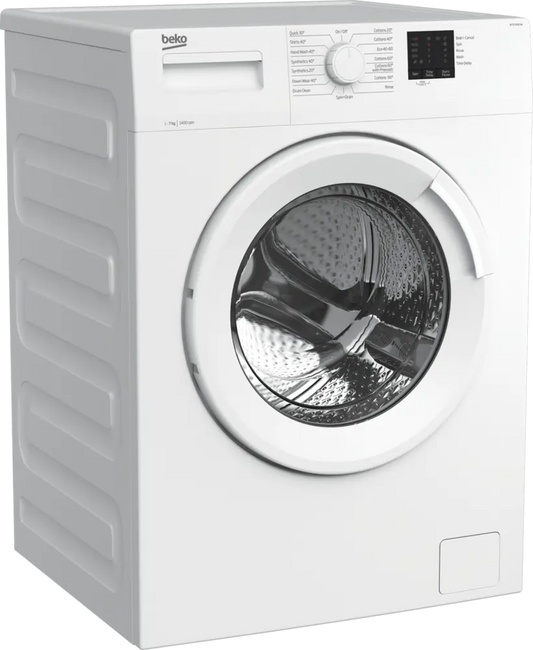 Beko WTK74011W 7kg 1400 Spin Washing Machine, White