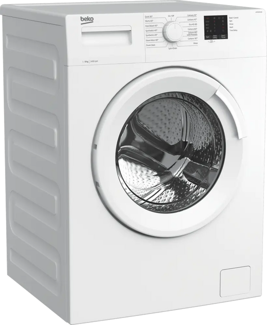 Beko WTK84011W 8kg 1400 Spin Washing Machine, White