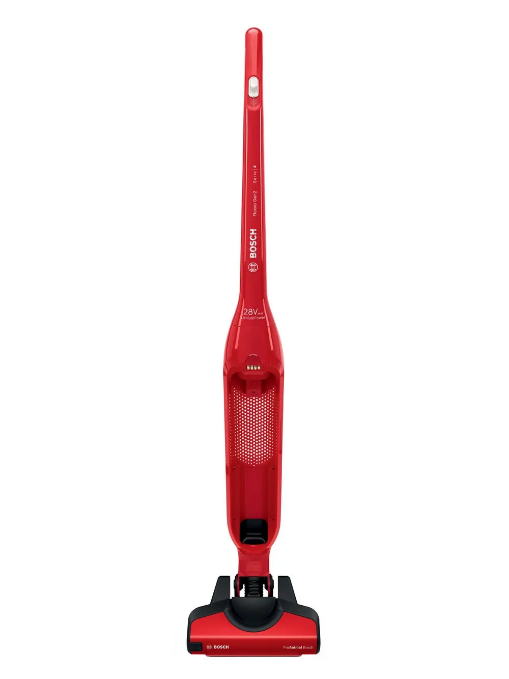Bosch BBH3ZOOGB Serie 4 ProAnimal 2-in-1 Cordless Vacuum Cleaner, Up To 55 Minutes Run Time, Red