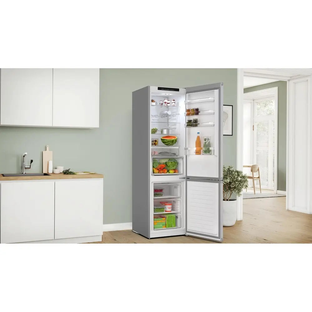 Bosch KGN392LAGG 60cm 60/40 Total No Frost Fridge Freezer, Stainless Steel