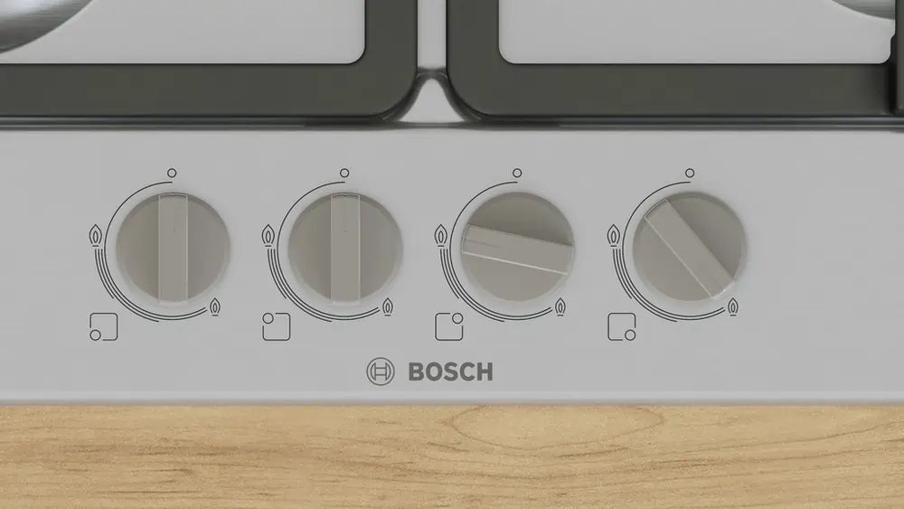 Bosch PGP6B5K90 60cm Gas Hob, Stainless Steel