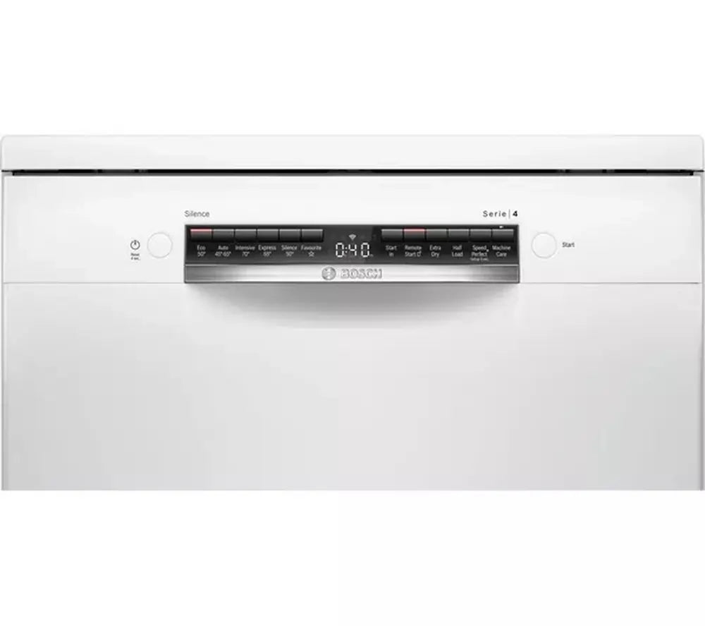 Bosch SMS4EMW06G Full SIze Wi-FI Dishwasher Wiith 14 Place Settings Capacity, White