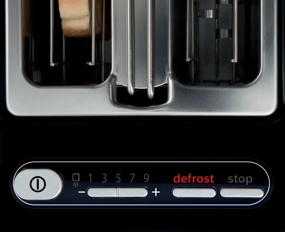 Bosch Styline TAT8613NGB 2-Slice Toaster, Black - 73678323548533 