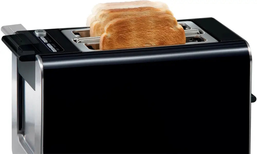 Bosch Styline TAT8613NGB 2-Slice Toaster, Black - 73678323482997 