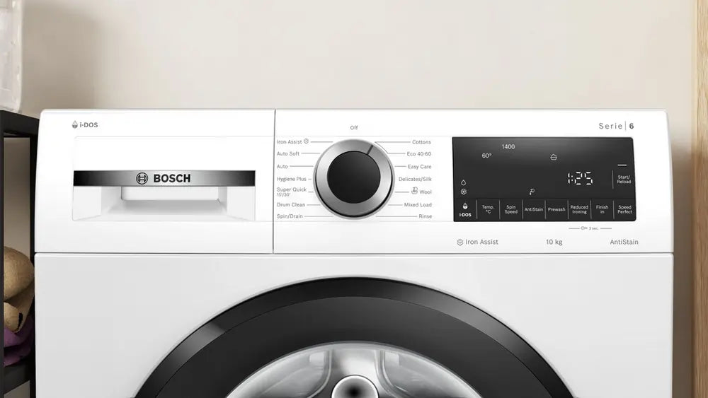 Bosch WGG254F1GB 10kg 1400 Spin Washing Machine With iDOS, White