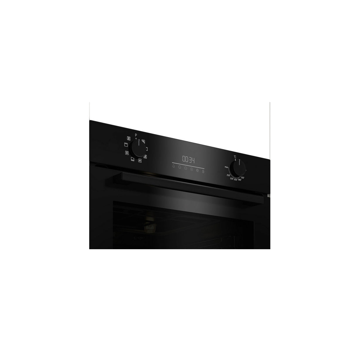 Beko CIMD91B Built-In Electric Single Oven With AeroPerfect, 72 Litre, 59.4cm Wide - Black