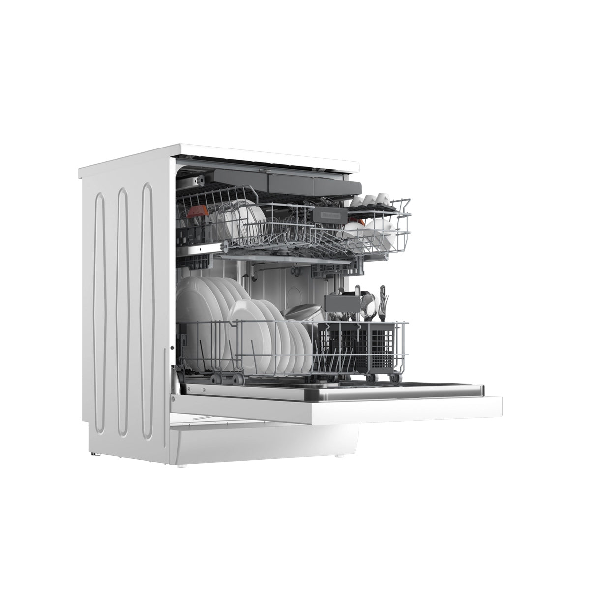 Blomberg LDF53400W Freestanding Dishwasher, 15 Place Settings, 59.8cm Wide - White