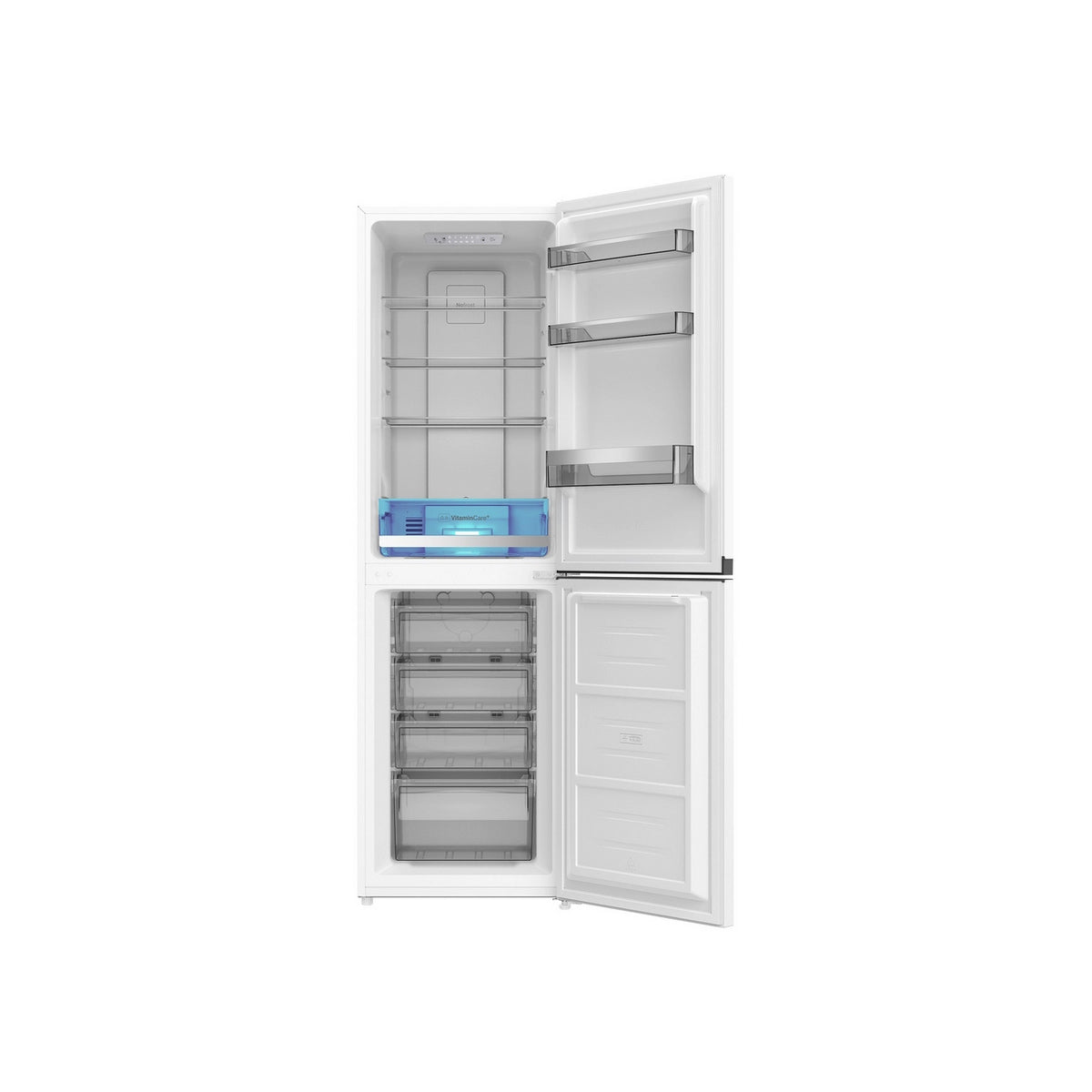 Blomberg KNE4582VW Freestanding Fridge Freezer, 242 Litre, 50/50, 54.5cm Wide - White