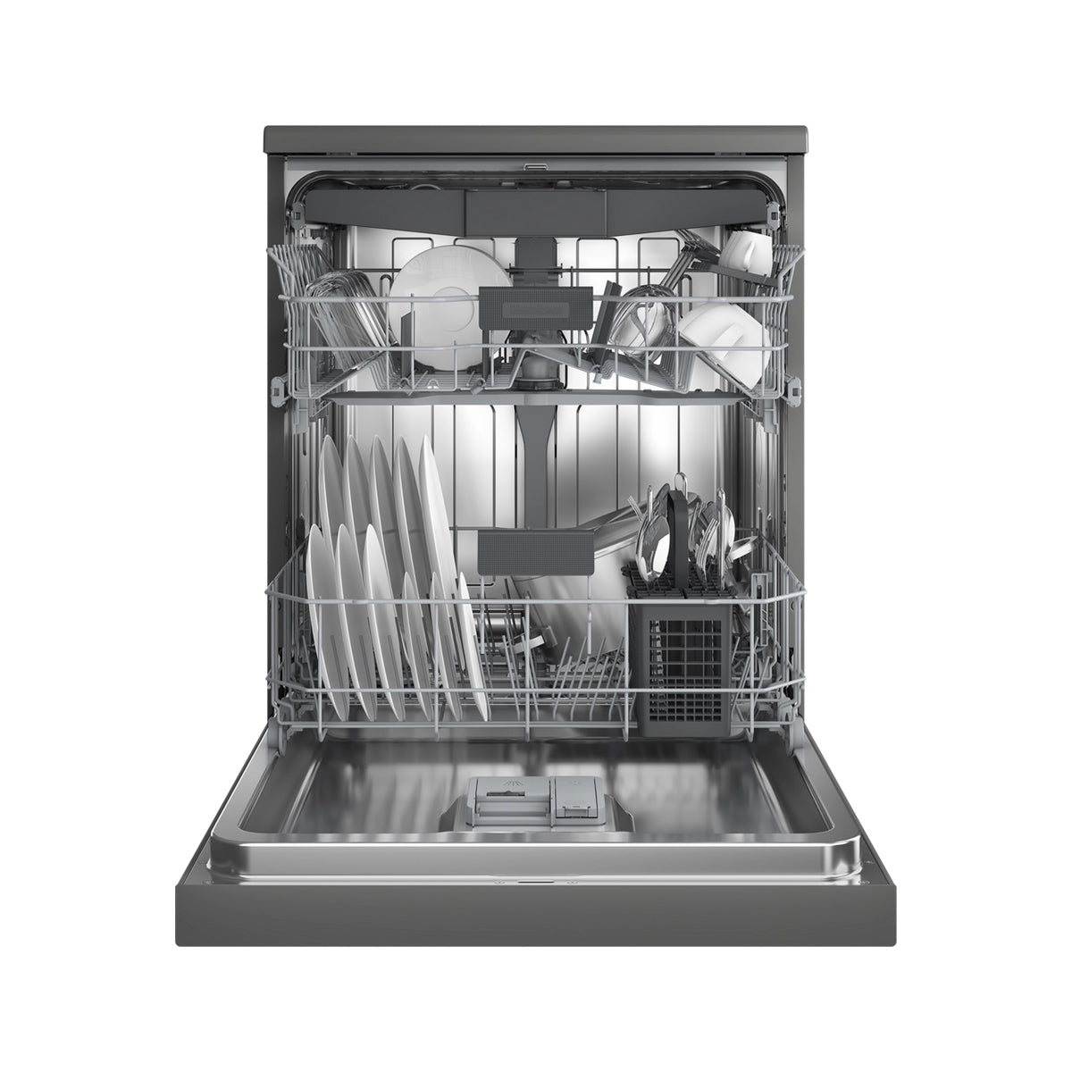 Blomberg LDF53400G Freestanding Dishwasher, 15 Place Settings, 59.8cm Wide - Graphite