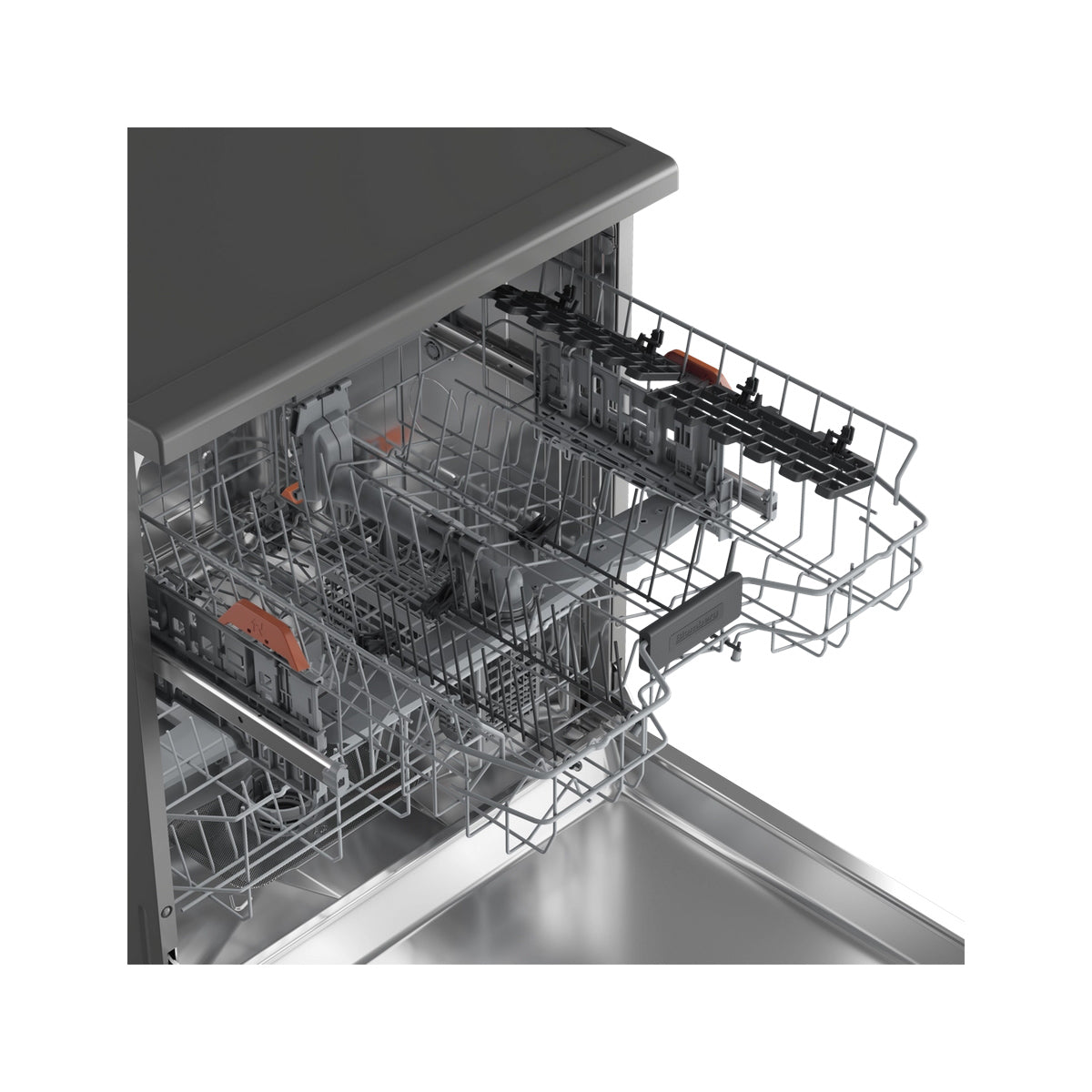 Blomberg LDF53400G Freestanding Dishwasher, 15 Place Settings, 59.8cm Wide - Graphite