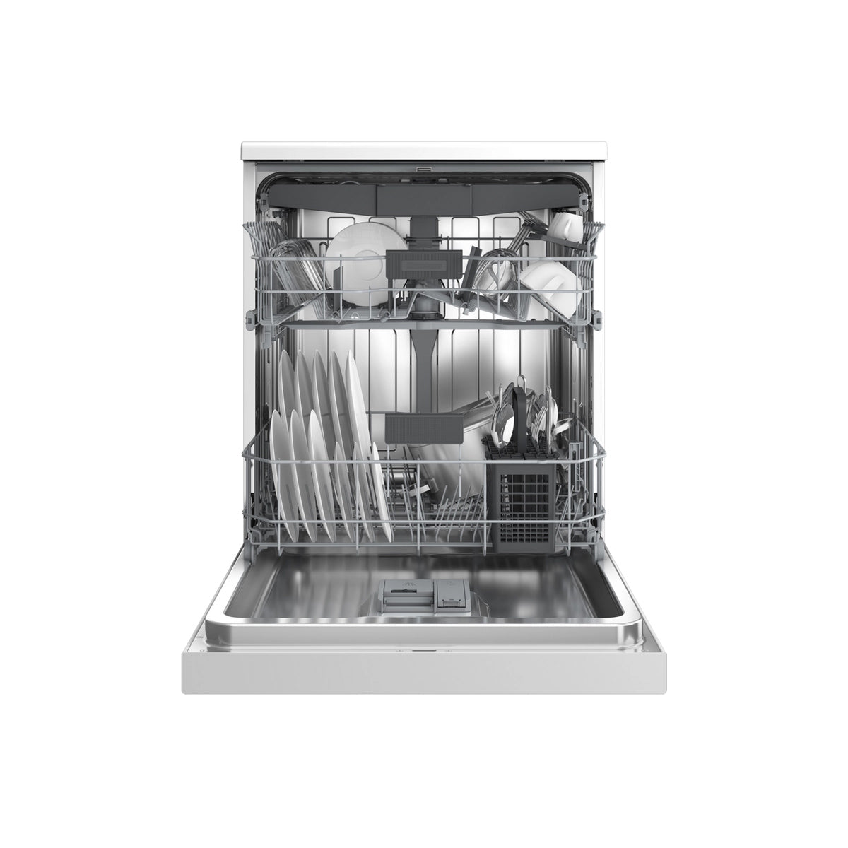 Blomberg LDF53400W Freestanding Dishwasher, 15 Place Settings, 59.8cm Wide - White