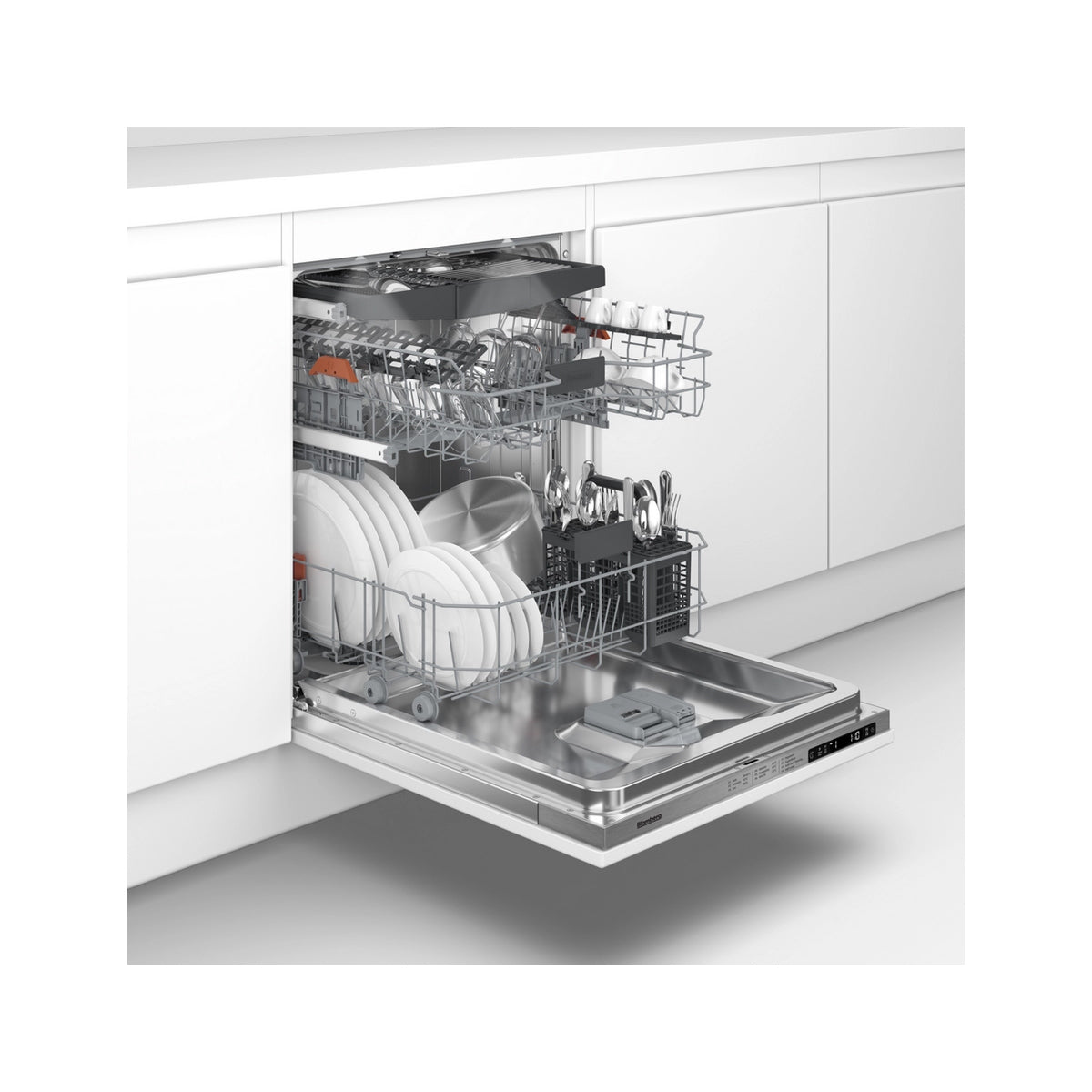 Blomberg LDV52520 Integrated Full Size Dishwasher With Hygiene+, 15 Place Settings - 59.8cm Wide