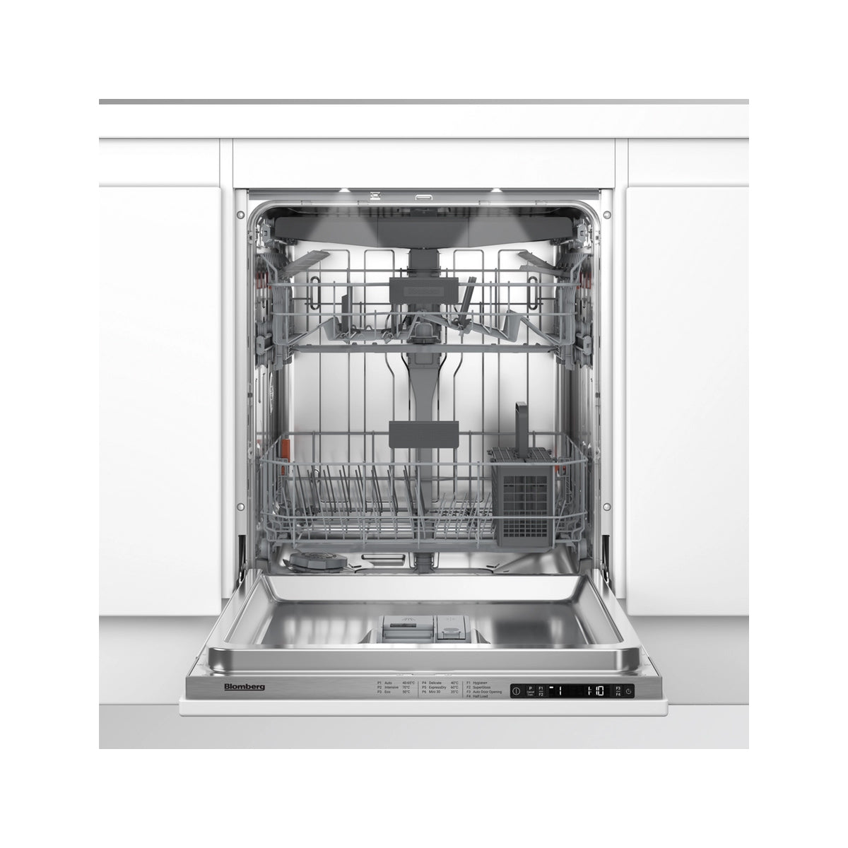 Blomberg LDV52520 Integrated Full Size Dishwasher With Hygiene+, 15 Place Settings - 59.8cm Wide