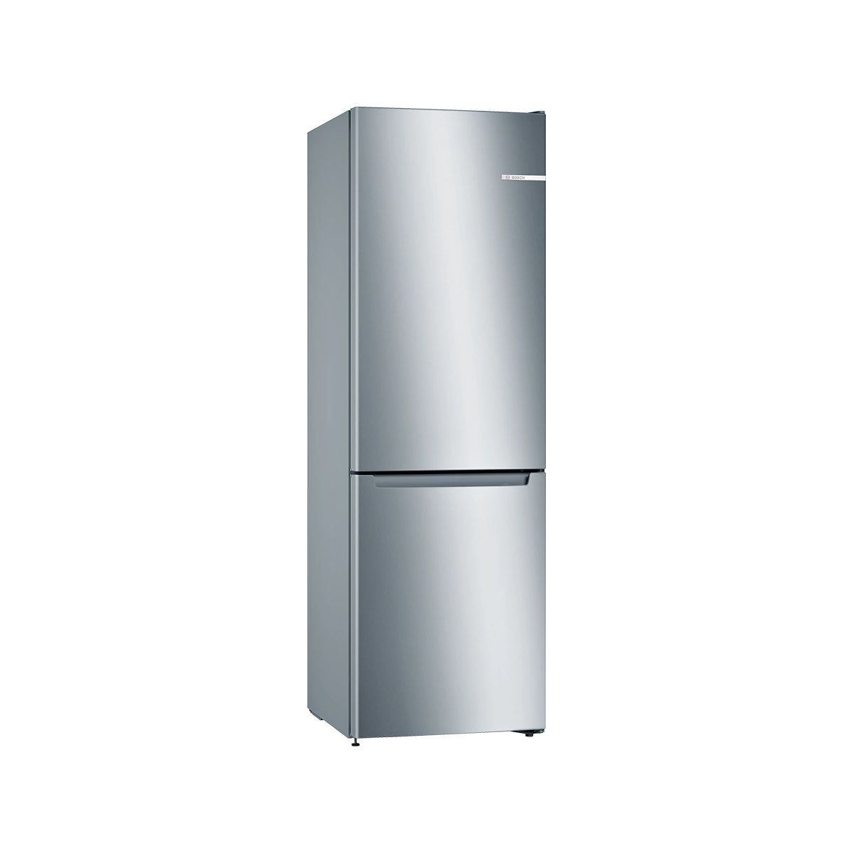 Bosch KGN33NLEBG Series 2 Freestanding Fridge Freezer with Freezer at Bottom, 193/89 Litre, Total No Frost, 60cm Wide - Stainless Steel Look