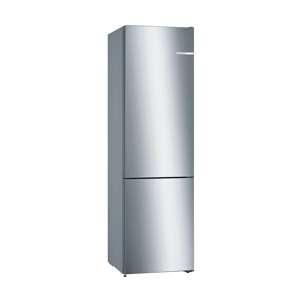 Bosch KGN392LEBG Series 4 Freestanding Fridge Freezer With Freezer At Bottom, 279/89 Litre, 60cm Wide - Stainless Steel Look