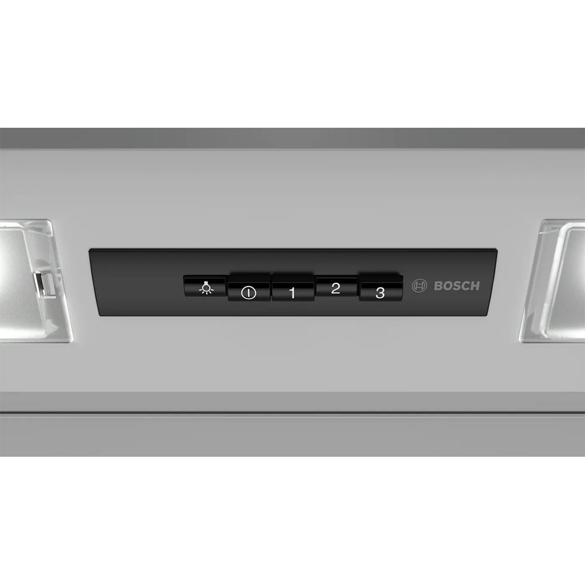 Bosch DEM66AC00B Series 2 Integrated Cooker Hood, 3 Power Levels, 59.9cm Wide - Silver